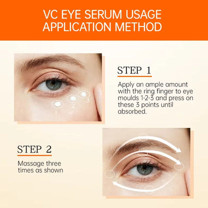 Anti-Dark Circle Eye Serum — Retinol Oil for Wrinkle Removal, Firming, Eye Bag Reduction, Fine Line Fading & Brightening Korean Eye Care