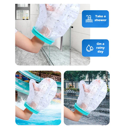 Waterproof Shower Cover for Adults — Cast & Bandage Protector for Arm, Leg, Hand, Wound & Fracture