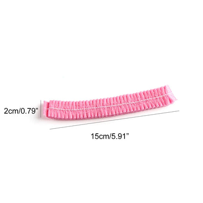 100pcs Disposable Hair Net Caps - Sterile Microblading Accessories for Permanent Makeup - Ideal for Eyebrow Tattooing