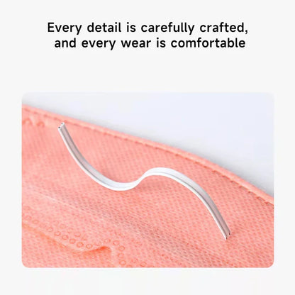 20-120PCS Disposable Fish-Shaped KN95 Face Masks – 4-Layer Protective, Breathable Mask for Men & Women