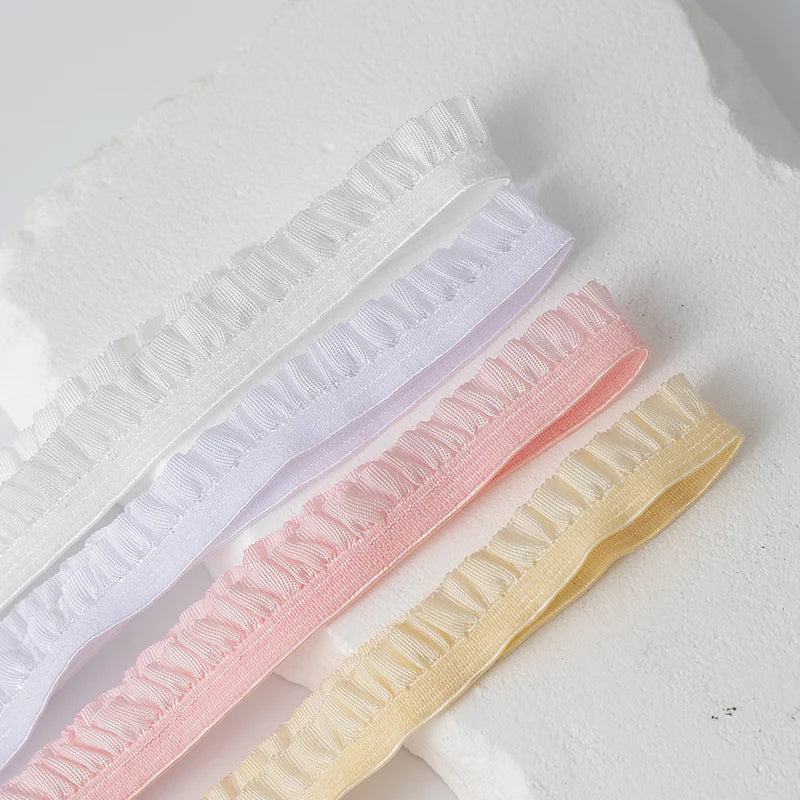 5m Elastic Lace Trim Ribbon for Dress Decoration, DIY Sewing & Crafts