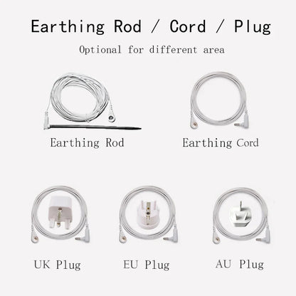 10% Silver Fiber Grounding Bedsheet with Earthing Cord Antistatic Conductive Health Protection Sheet for Stress Relief Sleep Support