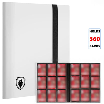 360 Pocket Trading Card Binder – 9 Pocket Side-Loading Album for Yugioh, MTG & TCG Cards