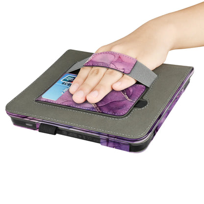 KOBO Libra 7" Leather Case – Hand Strap, Stand & Card Slot Cover for Libra Colour, Libra 2, Libra H2O (N428/N418/N873)