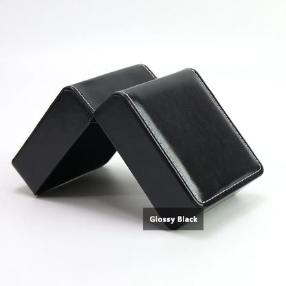 Lnofxas Black Single Watch Gift Box — PU Leather Wristwatch Display Case with Pillow, Organizer for Men