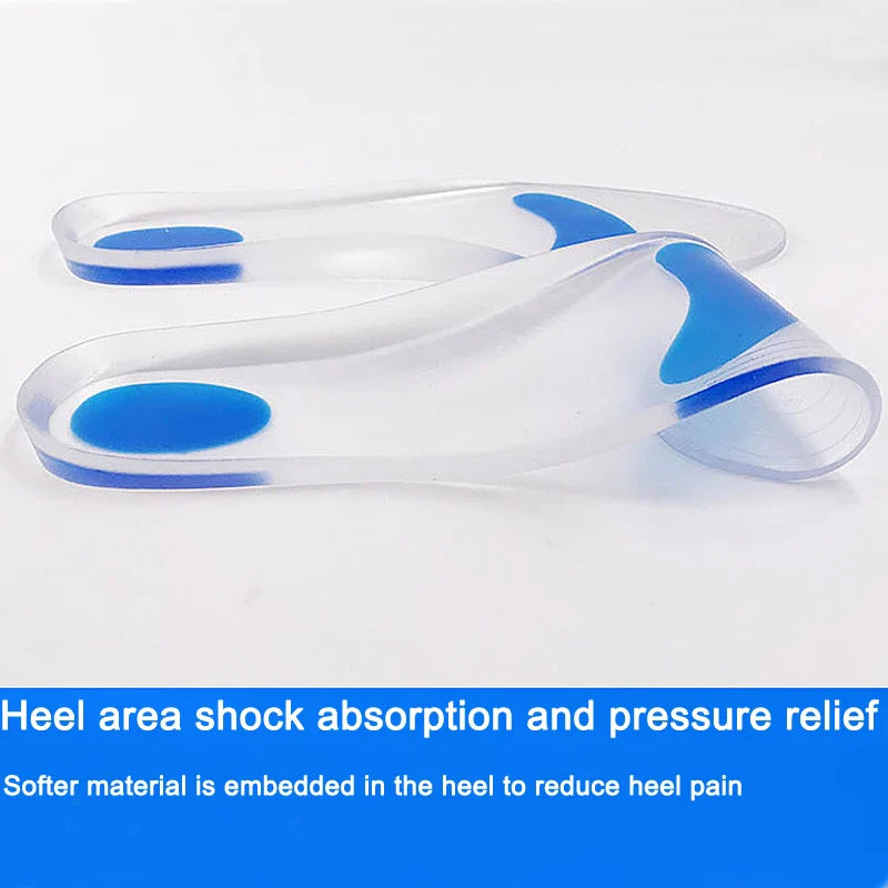 Silicone Gel Medical Insoles – Orthopedic Arch Support for Men & Women, Flat Foot & Plantar Fasciitis Relief Shoe Pads