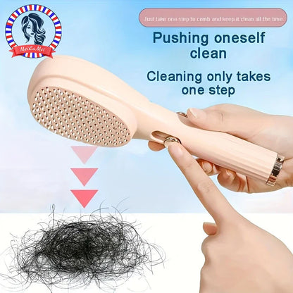 Magic Retractable Hair Comb – Anti-Static Scalp Massager & Detangling Brush for All Hair Types