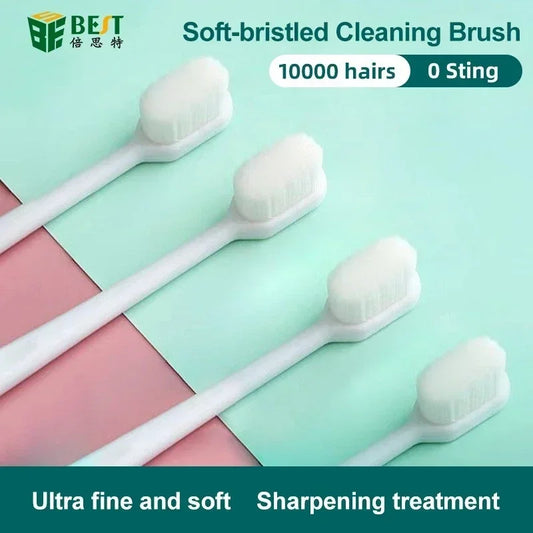 BST-82 PBT Fiber Cleaning Brush – IC Glue Removal and Polishing Tool for PCB, BGA, and Mobile Phone Motherboard Repair
