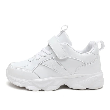 Kids’ Breathable Sports Shoes – Anti-Skid Black School Walking & Running Sneakers for Boys & Girls