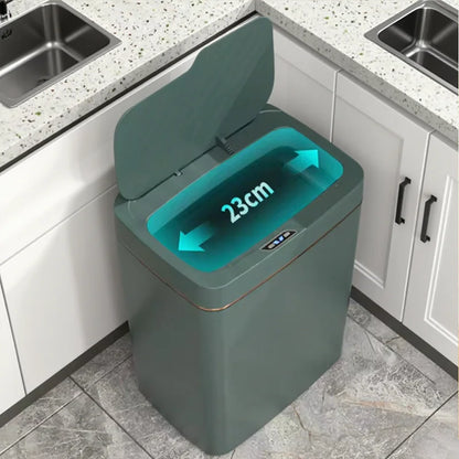 15L Touchless Smart Sensor Trash Can – Waterproof Automatic Garbage Bin for Kitchen, Bathroom & Bedroom