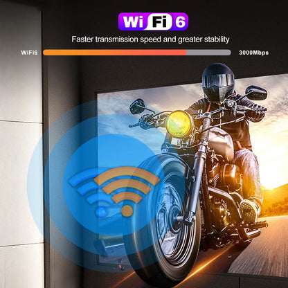 Android 13 8K Ultra HD Smart TV Box, Wifi6, 4GB/64GB, Fast Media Player, Netflix, YouTube, ATV MAXA13