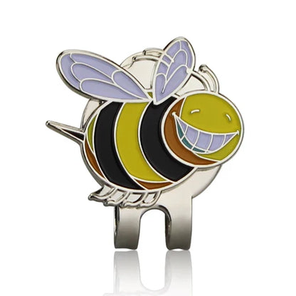 Golf Ball Marker with Hat Clip – Magnetic Alloy Marker, Tiger Putter Flog Glass & Lucky Clover Gift for Golfers
