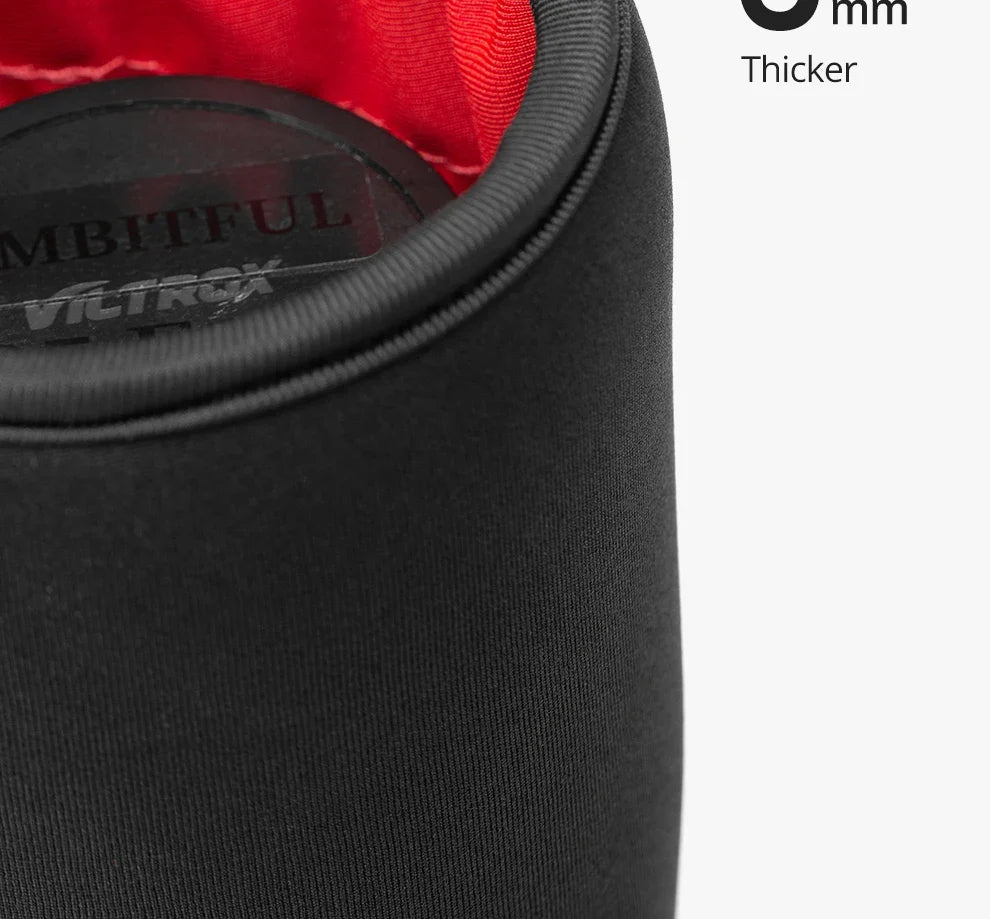 AMBITFUL Camera Lens Drawstring Bag — S/M/L/XL Pouches for Canon, Sony, Nikon DSLR Lenses