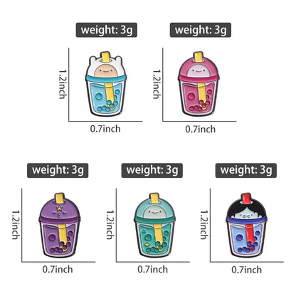 Cartoon Anime Character Enamel Pins – Cute Little Monk Brooches Lapel Badges, Funny Jewelry Gift for Friends
