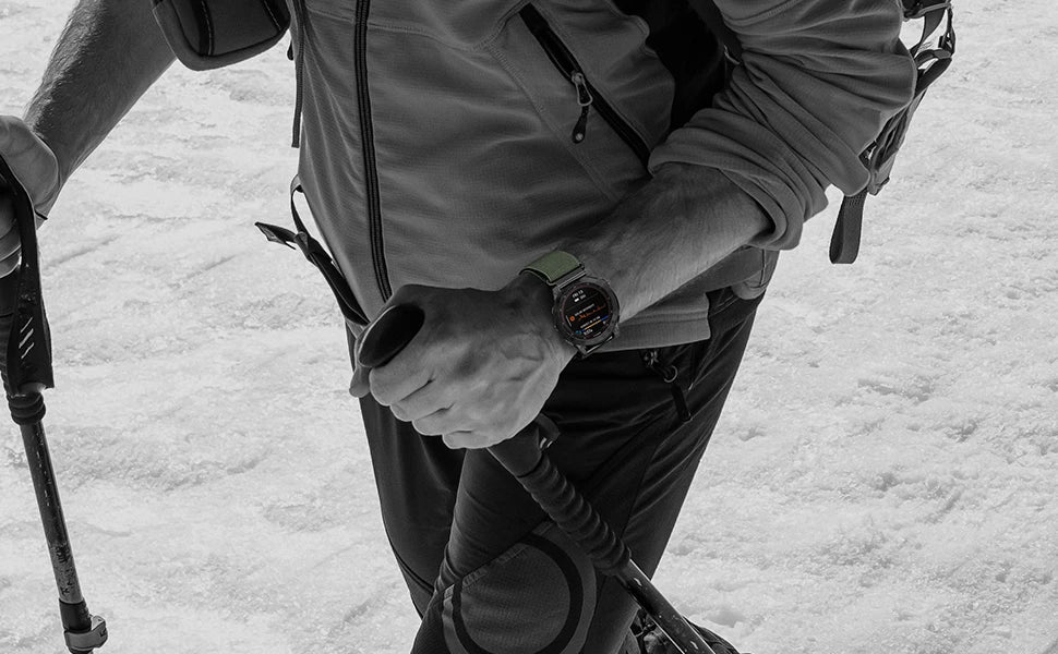 22mm QuickFit Nylon Strap for Garmin Fenix 8 7 6 5 Series, Venu 3, Tactix 7 – Parachute Style Replacement Watch Band 47mm