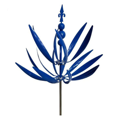 Outdoor Metal Wind Spinner – Rotating Windmill Garden Decoration & Yard Art