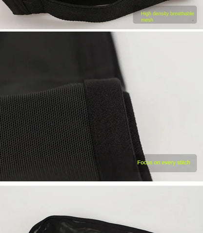 Large Capacity Sports Fanny Pack — Multi-Functional Running, Cycling & Hiking Bag with Elastic Mesh for Phone & Water Bottle