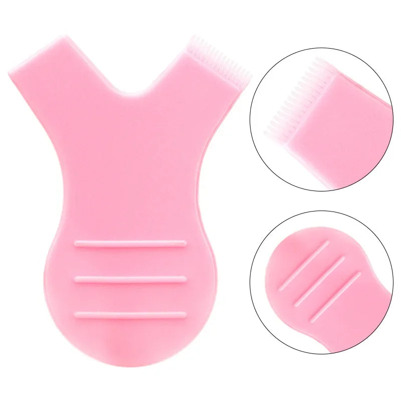 10pcs Reusable Eyelash Brushes – Y Shape Comb for Lash Lifting, Curling & Extension Perm Tools