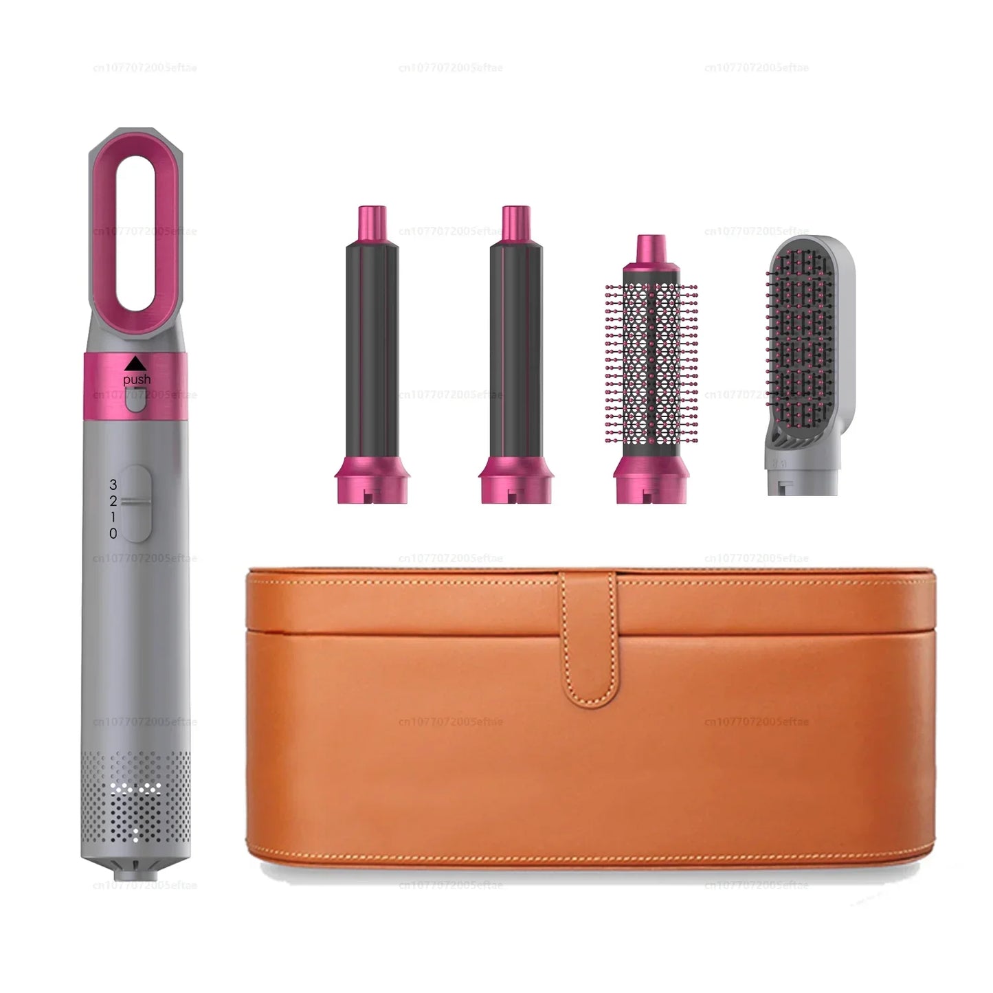 5-in-1 Hair Dryer Comb Set – Professional Hot Air Styler for Curling, Straightening & Volumizing Hair at Home