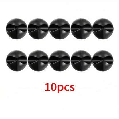 10PCS Car Cable Organizer Set – Dashboard Hooks & Clamps for Phone Chargers, Headphones, and Interior Accessories