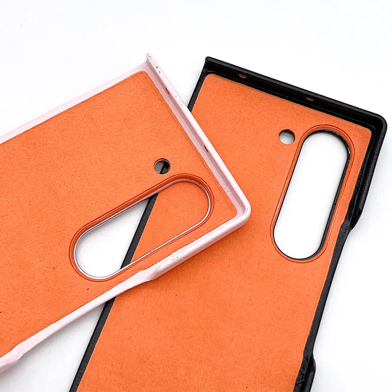 Luxury Eco-Leather Business Case for Samsung Galaxy Z Fold 6 5G – High-Quality Protective Cover