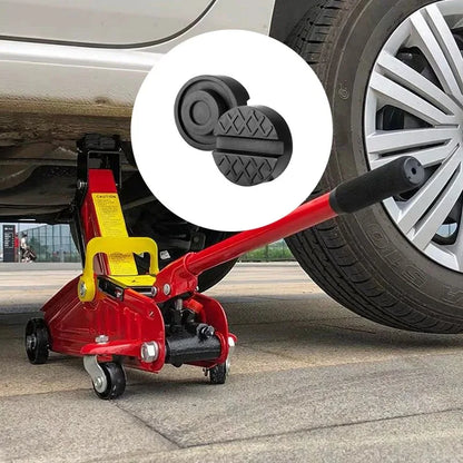 Universal Car Lift Jack Support Stand Rubber Pads - Slotted Floor Frame Rail Adapter and Wheel Dolly Repair Tools for Lexus, Subaru, Fiat, Volvo