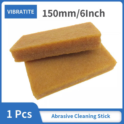 Cleaning Eraser Stick: 1" x 1" x 6" Natural Rubber for Dust Removal on Abrasive Belts, Sanding Discs, Drum Sanders, and Skateboards