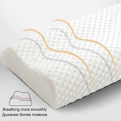 Long Memory Foam Pillow - Orthopedic Neck Support Maternity Sleeping Pillow with Slow Rebound Comfort