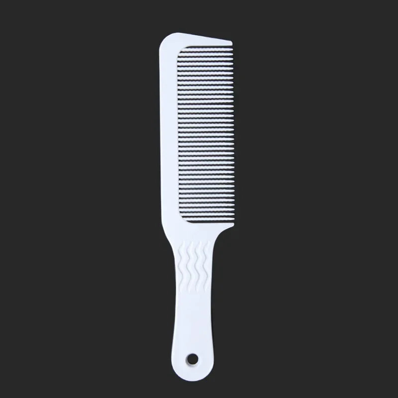Professional Salon Hair Clipper Accessory – Flat Head Cut Comb, Anti-Static, Wide Tooth Hair Styling Brush for Men