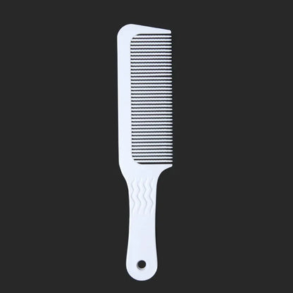 Professional Salon Hair Clipper Accessory – Flat Head Cut Comb, Anti-Static, Wide Tooth Hair Styling Brush for Men