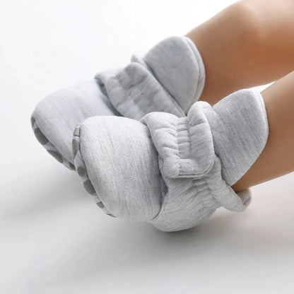 Meckior Baby Socks Shoes – Star Toddler First Walkers Booties, Soft Cotton Anti-Slip Shoes for Boys and Girls