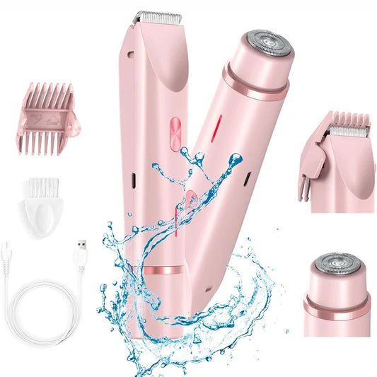 Electric Razor for Women – Painless Facial Epilator & Body Hair Trimmer for Mustache, Legs, Bikini, and More