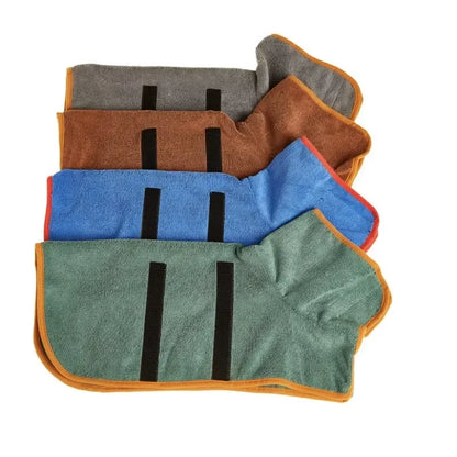 Absorbent Quick Dry Pet Bathrobe – Dog & Cat Bath Towel Robe for Small & Large Pets, Fast Drying Pet Cleaning Supplies