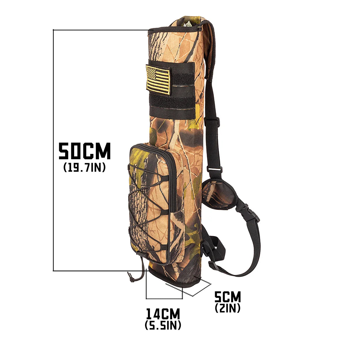 Archery Quiver Shoulder Bag — Arrow Holder for Hunting, Shooting & Target Practice
