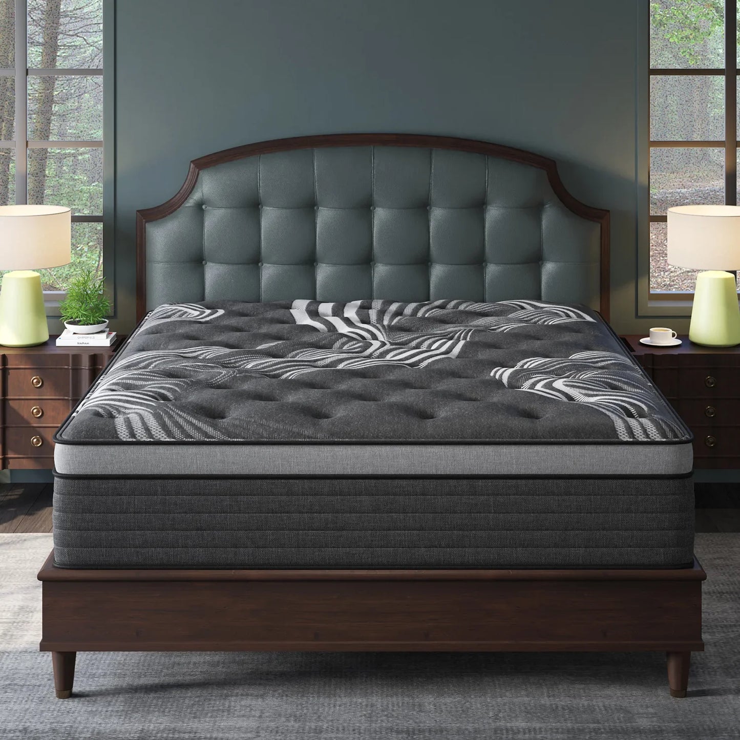 12-Inch Gel Memory Foam Hybrid Mattress - Pocket Spring Medium Firm Mattress in a Box