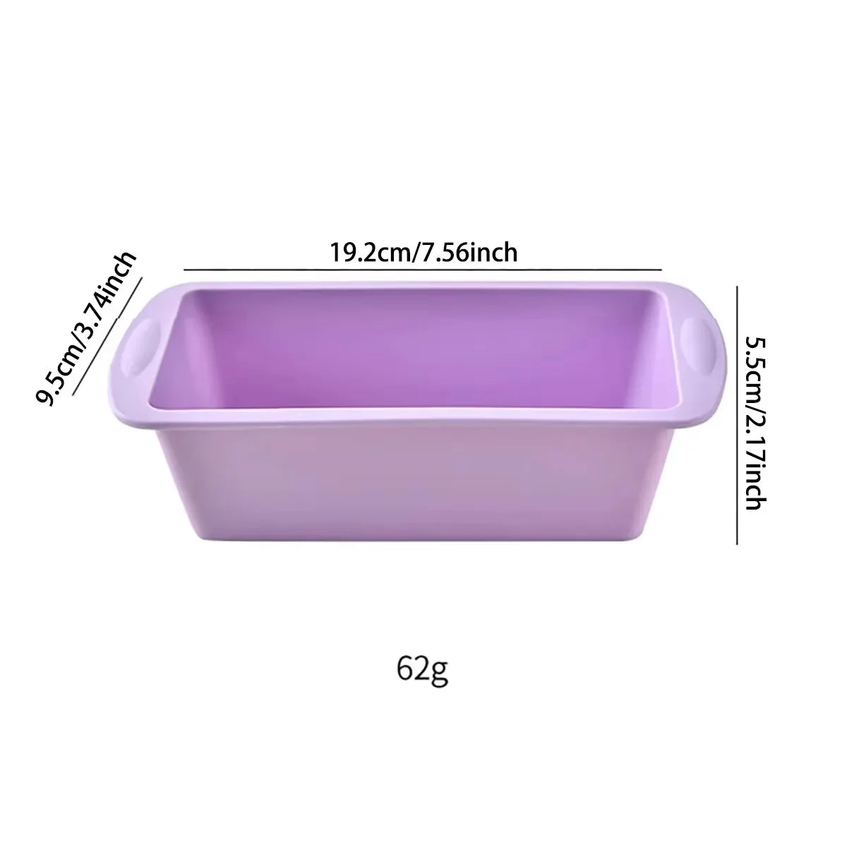 Rectangular Silicone Mold – DIY Candy, Bread & Cake Baking Pan for Kitchen