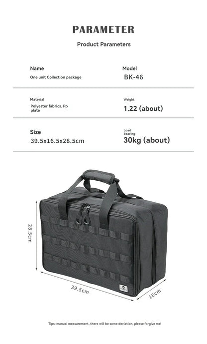 CAMPINGMOON BK-46 Large Capacity Storage Bag – Outdoor Tactical IGT Module Organizer