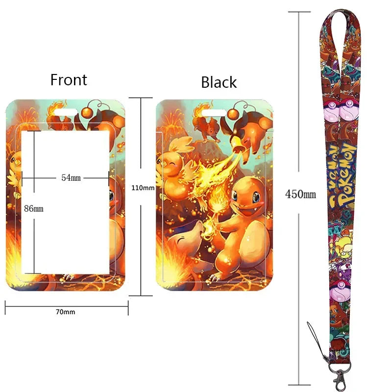 Pikachu Neck Strap Lanyard for Keys – ID Badge Holder, Keychain, Key Rings, Fashion Accessory Gift