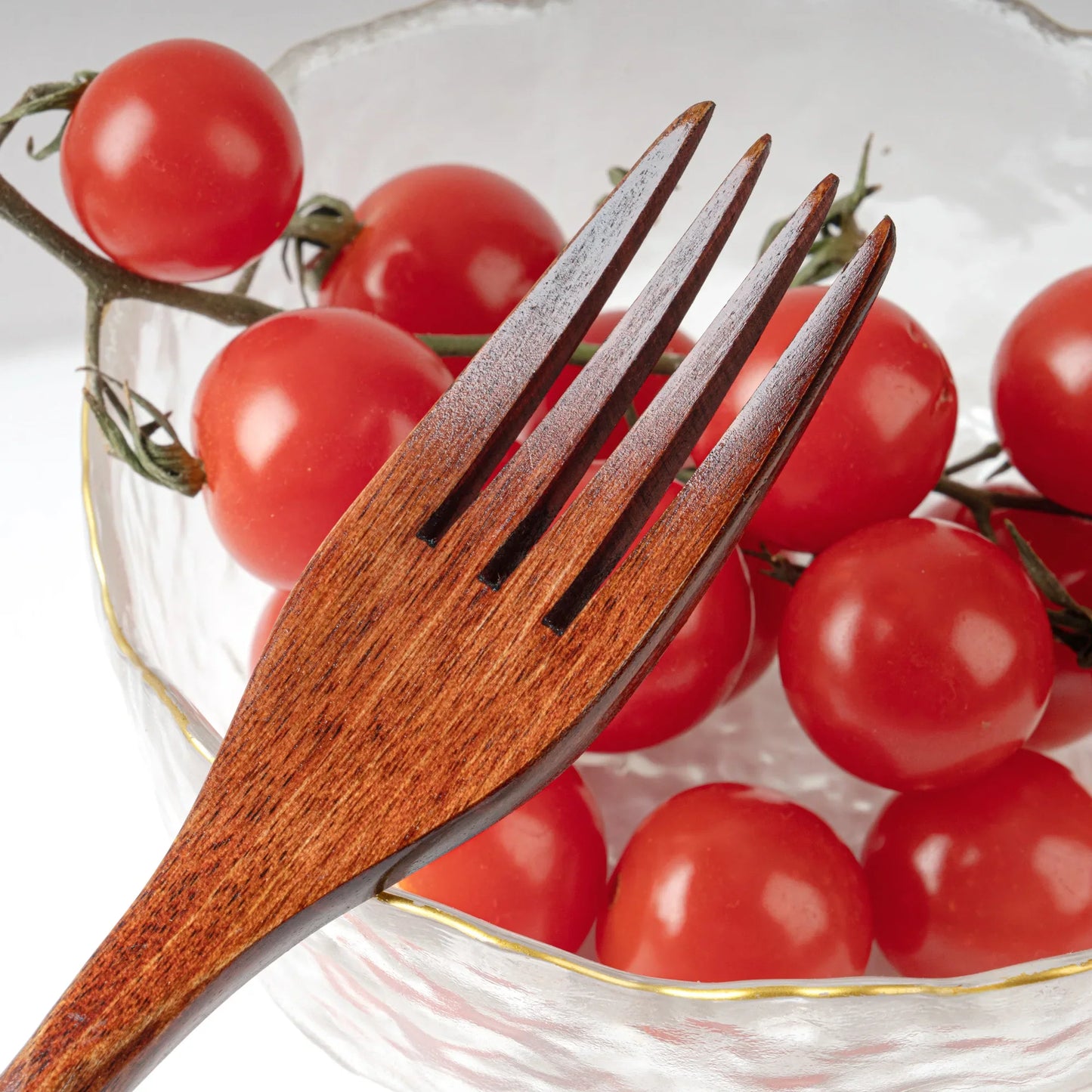 5-Piece Wooden Spoon and Fork Set – Eco-Friendly Natural Ellipse Ladle for Cooking, Tableware Accessories