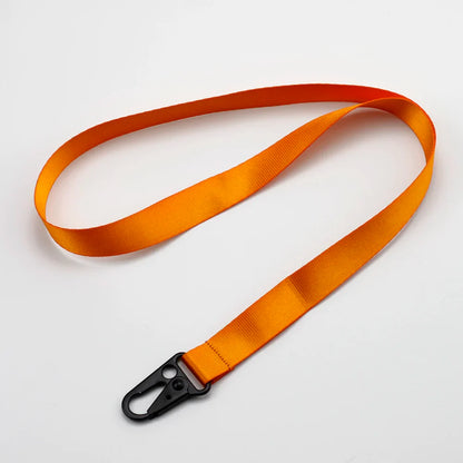 Neckband Nylon Keychain with Heavy Metal Hook – Anti-Loss Lanyard for Keys, Mobile Phone, Camera, Outdoor Safety Rope