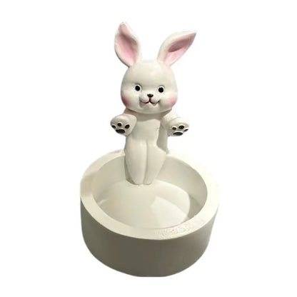 Cartoon Cat Tea Light Candle Holder – Cute Desktop Decorative Ornaments for Office & Home, Candlestick Craft Decoration