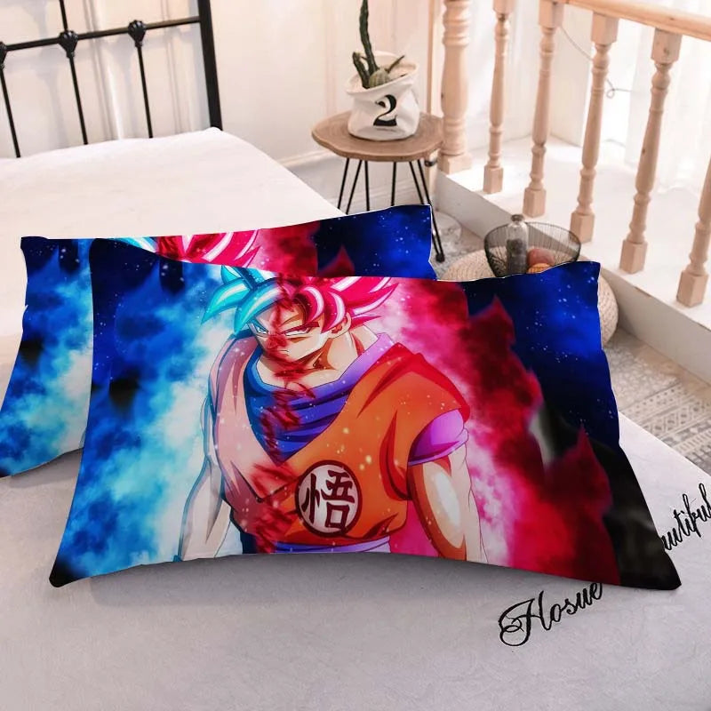 DRAGON BALL Anime Pillowcase – Cute Printed Pillow Cover for Comfortable Home Bedding & Gifts