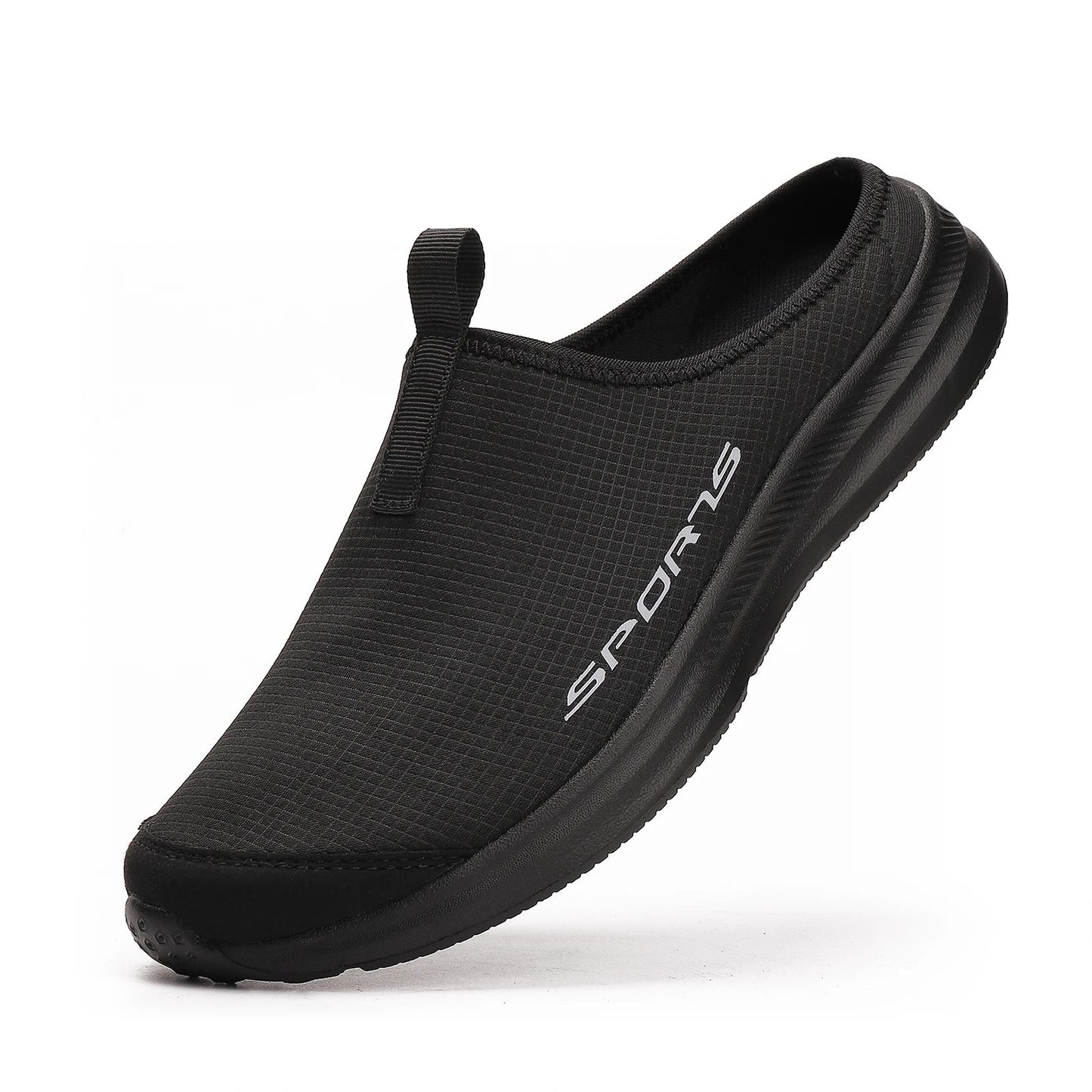Men's Summer Half-Slip Shoes - Soft Sole Casual Flat Bottom Lightweight Sneakers