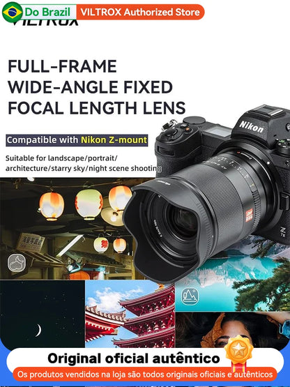 Viltrox AF 16mm F1.8 FE Wide Angle Fisheye Lens – Full Frame Camera Lens for Sony E Mount A7II, A7III, A7IV, A7SIII, A7RV, ZVE1