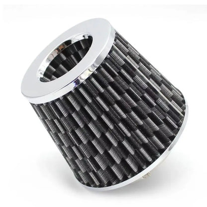 76MM 3-Inch Car Air Filter — High-Flow Mesh Cone Intake Kit, Engine Vent Protector, Universal Auto Replacement Accessory