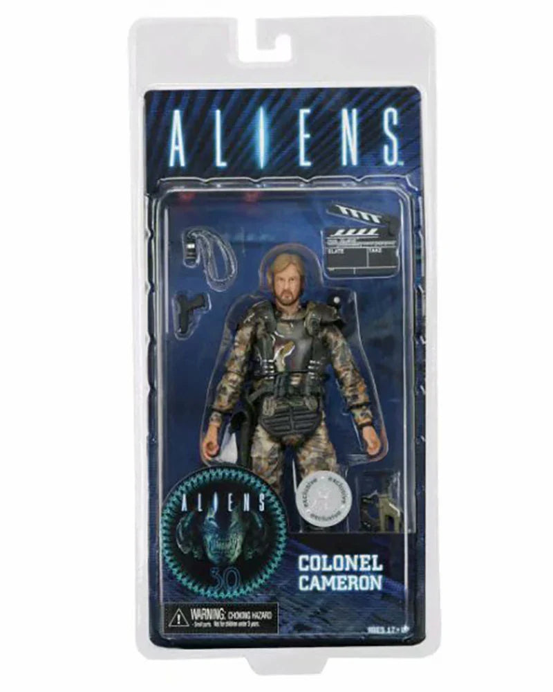 NECA Alien vs Predator Action Figure — 18cm Colonel Cameron Marine Collectible Toy Gift