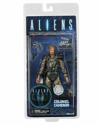 NECA Alien vs Predator Action Figure — 18cm Colonel Cameron Marine Collectible Toy Gift