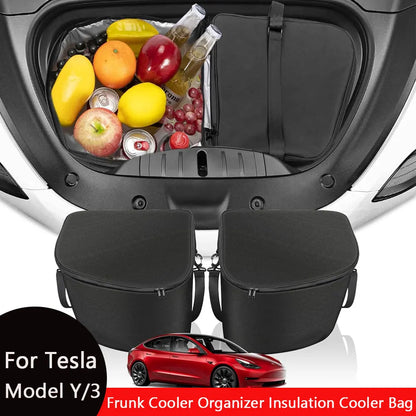 Insulated Frunk Cooler Organizer Bag for Tesla Model Y 2025 & Model 3 Highland – Front Trunk Storage Juniper Cooler Bag