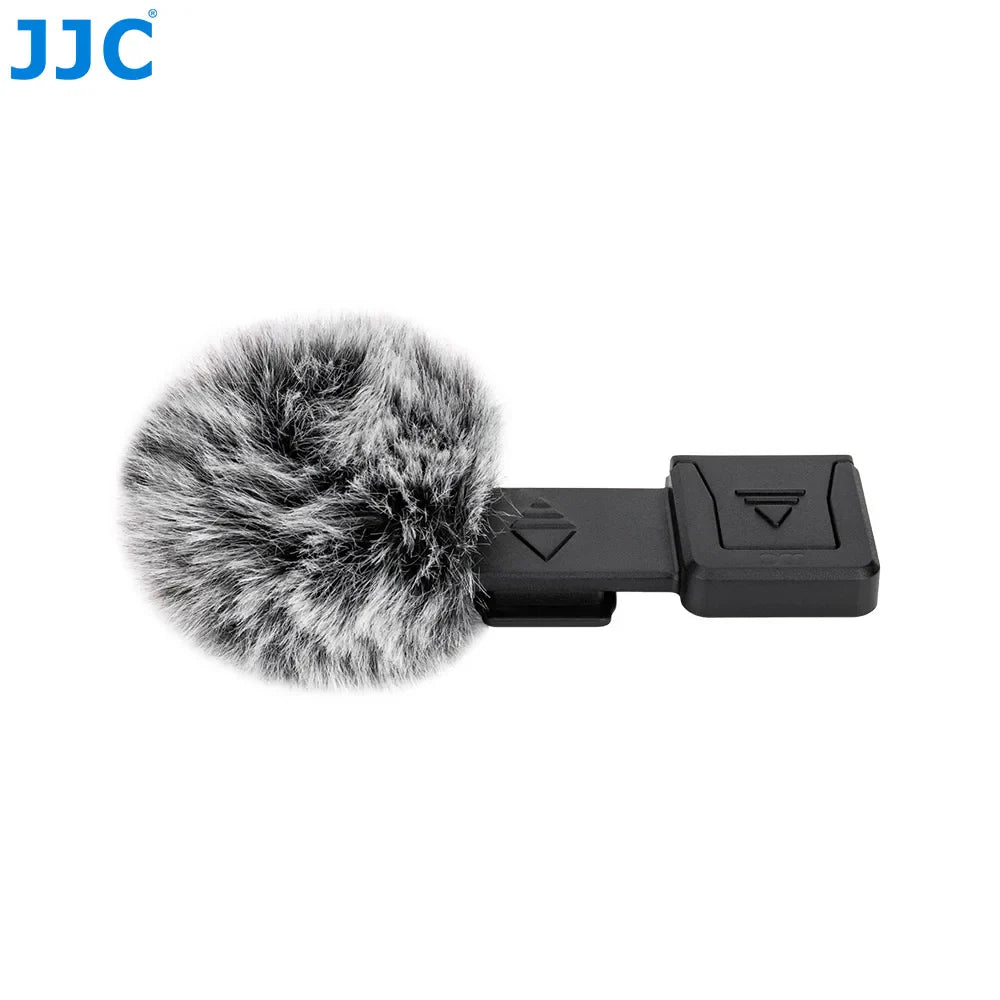 JJC Cold Shoe Wind Muff – Microphone Windscreen for Canon PowerShot V1 Vlog Camera with Noise Reduction