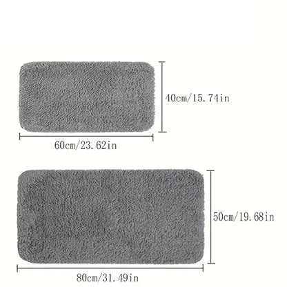 Anti-Slip Bathroom Floor Mat – Water-Absorbent Bath Rug for Home Decoration